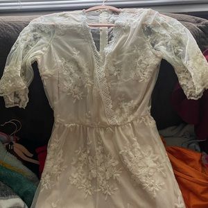 Cream colored romper